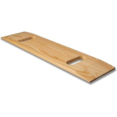 DMI Transfer Board and Slide Board, FSA Eligible, Made of Heavy-Duty Wood for Patient, Senior and Handicap Move Assist and Slide Transfers, Holds up