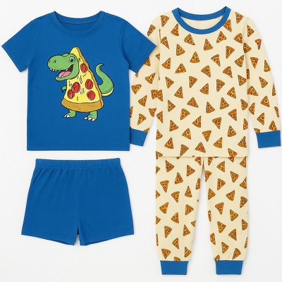 Little Dreamer Little/Big Boys' 4-Piece Polyester Pajama Sets