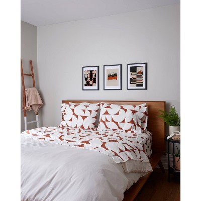 society6 Ana Rut Bre Fine Art Sweet Dreams Brushed Cotton Sheet Set Brown