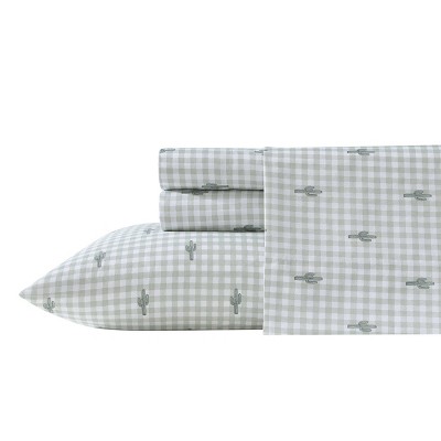Wrangler Sheet Set Cactus Gingham Green