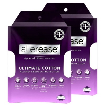 AllerEase 2pk Ultimate Pillow Protector