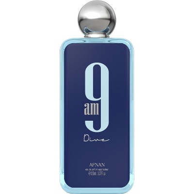 Afnan 9AM Dive Eau de Parfum Unisex EDP Spray, 5.0 oz Bold Refreshing Perfume for Men and Women