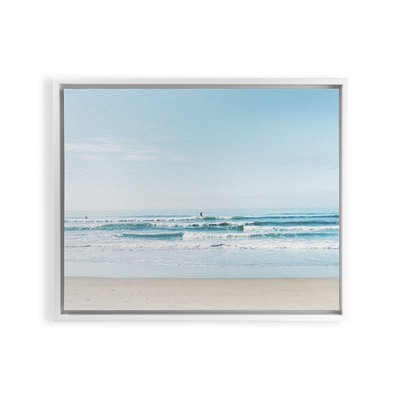 Bethany Young Photography California Surfing Framed Canvas - Society6