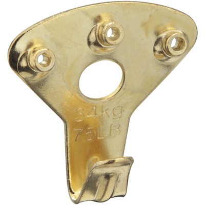 National Hardware Brass-Plated Picture Hanger 75 lb - Case of 5 - 1 each