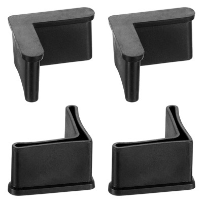 Unique Bargains PVC Durable Wear Resistant Anti-Slip Furniture Pads 4 Pcs