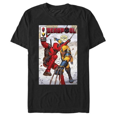 Men's Marvel: Deadpool & Wolverine Did We Just Become Best Bubs Poster T-Shirt