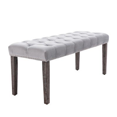 Dexmalle Tufted Bench Ottoman,Entryway/Living Room
