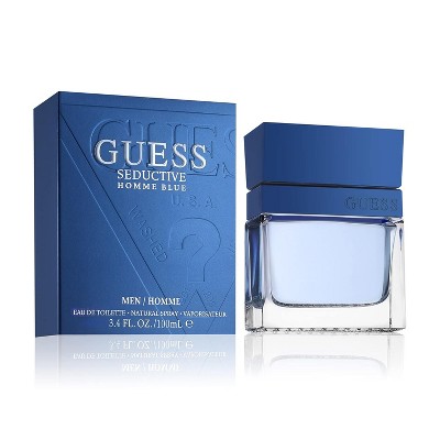 Guess Seductive Blue Men’s Eau de Toilette EDT Spray, 3.4 oz Fragrance for Men