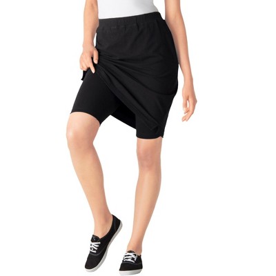 Woman Within Stretch Cotton Skort