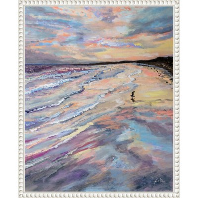 Amanti Art Sunset Strip by Jeanette Vertentes Framed Canvas Wall Art