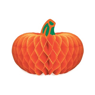 Beistle Tissue Pumpkins, 4.5", (8/Pkg) Multicolored
