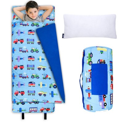 Wildkin Kids Original Nap Mat – Cozy Kids Sleep Mat with Pillow, Ideal for School & Travel
