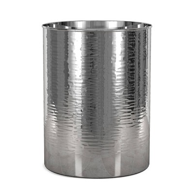 Metropolitan Metal Bathroom Wastebasket - Nu Steel