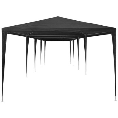 'vidaXL Anthracite Partytent - UV and Water-Resistant Polyethylene Outdoor Canopy with Rust-Resistant Steel Frame