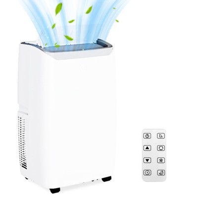 Portable Air Conditioner Cools Rooms up to 550 Sq.ft with Quiet Operation, 24 Hour Timer, Dehumidifier, LED Display and Remote Control