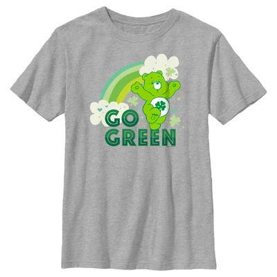 Boy's Care Bears St. Patrick's Day Good Luck Bear Go Green T-Shirt