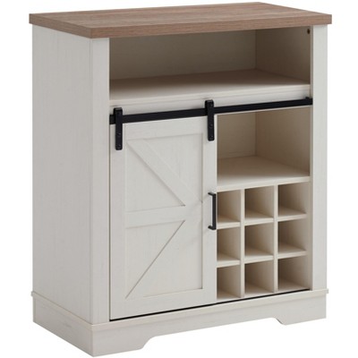 Bella Depot 30.59''W Storage Cabinet with Sliding Barn Door