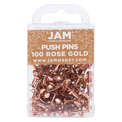 JAM Paper 100pk Colorful Push Pins