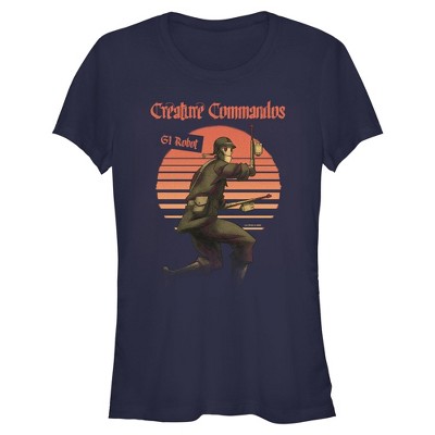 Juniors Creature Commandos General Robot T Shirt