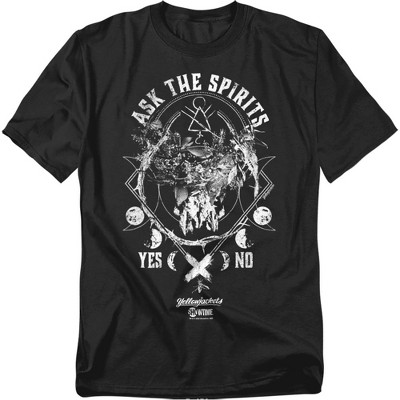 Men's Yellowjackets Ask The Spirits Dark T-Shirt