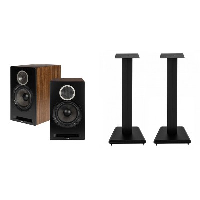 ELAC LS10-B SPEAKER STANDS And DEBUT REFERENCE DBR62 BOOKSHELVES