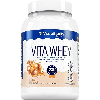 Vitauthority Whey Protein Powder for Women, Supports Digestion, Nutrient Absorption & Energy Post-Workout & Daily Nutrition, 30 Servings