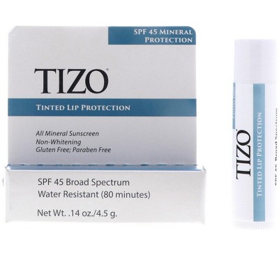TIZO Tinted Lip Protection SPF45, 0.14 oz