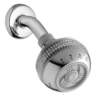 Waterpik EcoFlow Chrome 4 settings Showerhead 1.8 gpm Model No. SM-423CGE (Case of 2)