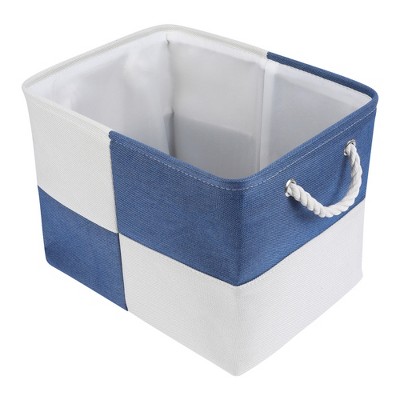 REGALWOVEN Cotton Collapsible Sturdy Lightweight Storage Bin 15.7*11.8*11.8in 1 Pc