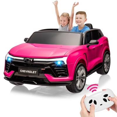 Kids Electric Ride on Car 2 Seater SUV, 24V Battery Powered Truck Licensed Chevrolet Blazer Vehicle