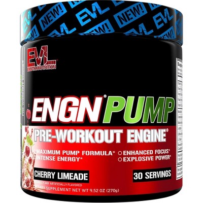 Evlution Nutrition ENGN Pump - Pre-Workout + Pump - Cherry Limeade - 30 Servings