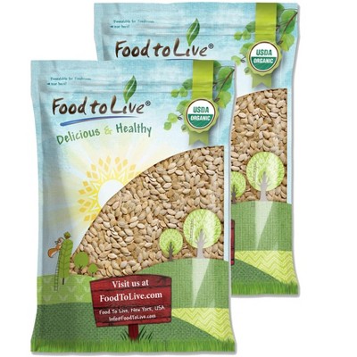 Organic Dry Roasted Pumpkin Seeds in Shell with Himalayan Salt - by Food To Live