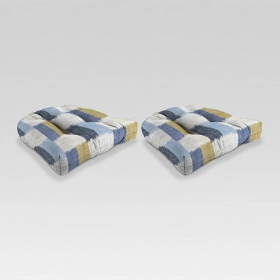 Outdoor Wicker Settee Seat/Chair Cushion Set - Jordan Manufacturing