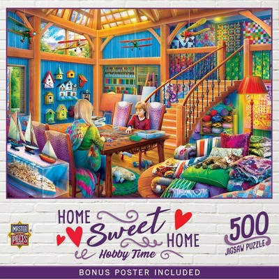 MasterPieces 500 Piece Jigsaw Puzzle for Adults - Hobby Time - 15"x21"