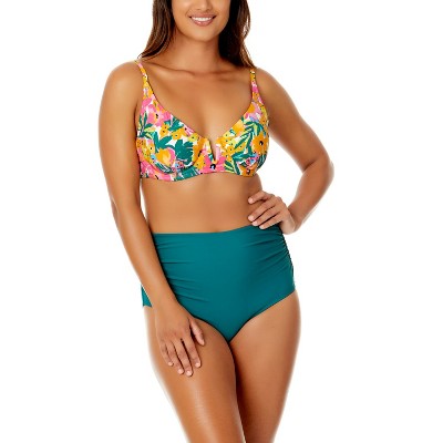 Anne Cole - Women's V Wire Elongated Underwire Bikini Swim Top