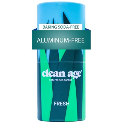 Clean Age Natural Solid Deodorant Fresh - Aluminum-Free 2oz