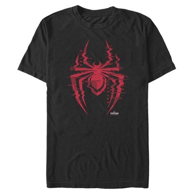 Men's Marvel Spider-Man: Miles Morales Glitch Logo T-Shirt