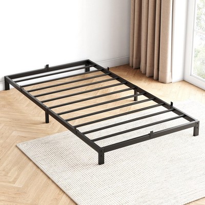 Whizmax 8 Inch Queen/Full/Twin Size Bed Frame, Low Profile Metal Platform Bed Frame Support Mattress Foundation, Noise Free, Easy Assembly, Black