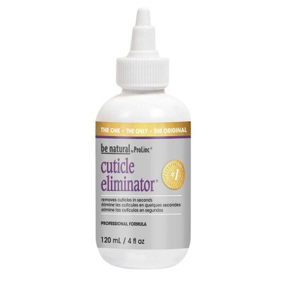 Be Natural by ProLinc Cuticle Eliminator | Fast Acting | Softens Cuticle | Instant Results | Easy To Use - 4 oz
