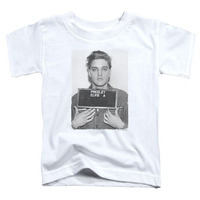 Toddler Boys' Elvis Presley Army Mug Shot T Shirt