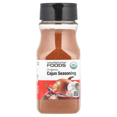 California Gold Nutrition Foods, Organic Cajun Seasoning, 4.59 oz (130 g)
