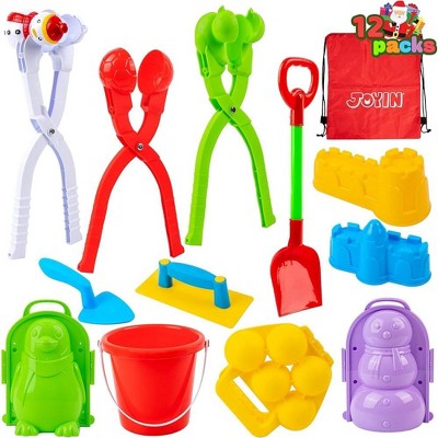 Snowball Maker Tools & Beach Sand Toys, 12 Pcs