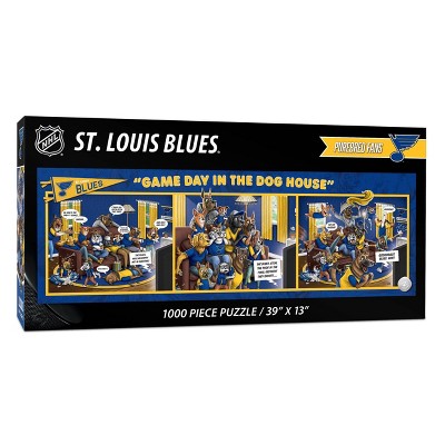 NHL St. Louis Blues Game Day in the Dog House Puzzle - 1000pc