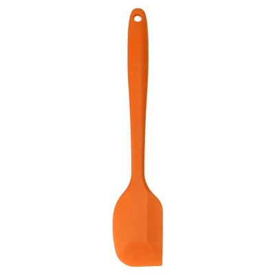 Unique Bargains Heat Resistant Non-scratch Non Stick Silicone Spatula 8.4" x 1.6" Purple 1 Pc