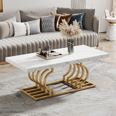 Tribesigns Modern Rectangular Coffee Table