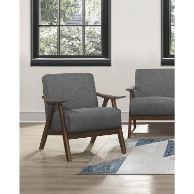Sapphtopaz Accent Chair Wood Frame Upholstered Modern Home Furniture Lounge Chair Living Room Chair Comfy Chair for Living Room
