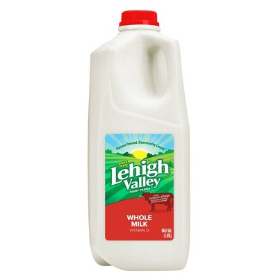 Lehigh Valley Whole Milk - 0.5gal