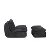 Fabric Ergonomic Full Compression Sofa Chair with High-Density Memory Foam, Ottoman - 4 of 4