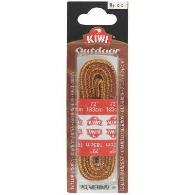 Kiwi Outdoor 72 in. Gold &  Brown Boot Laces