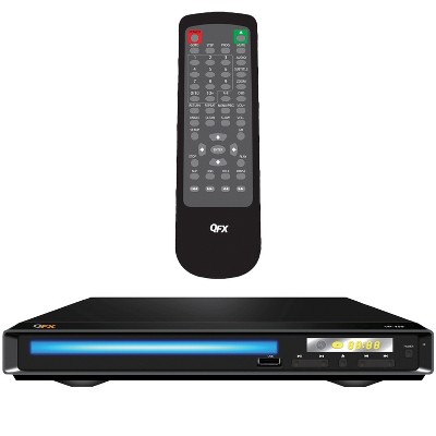 QFX® Standard-Definition DVD/CD Player with USB and FM Radio, VP-109 in Black